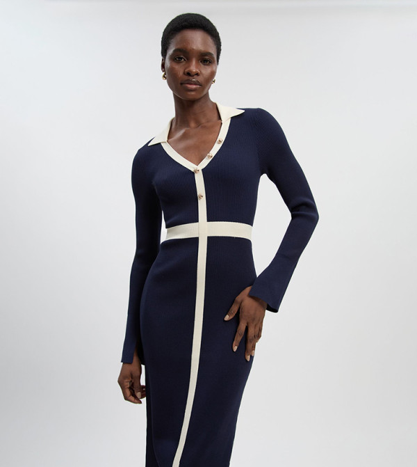 كارن ميلين كارن ميلين - كحلي Midi Dresses