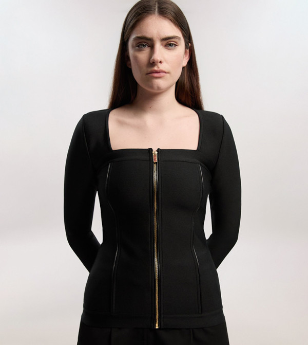 كارن ميلين  - أسود Casual Tops