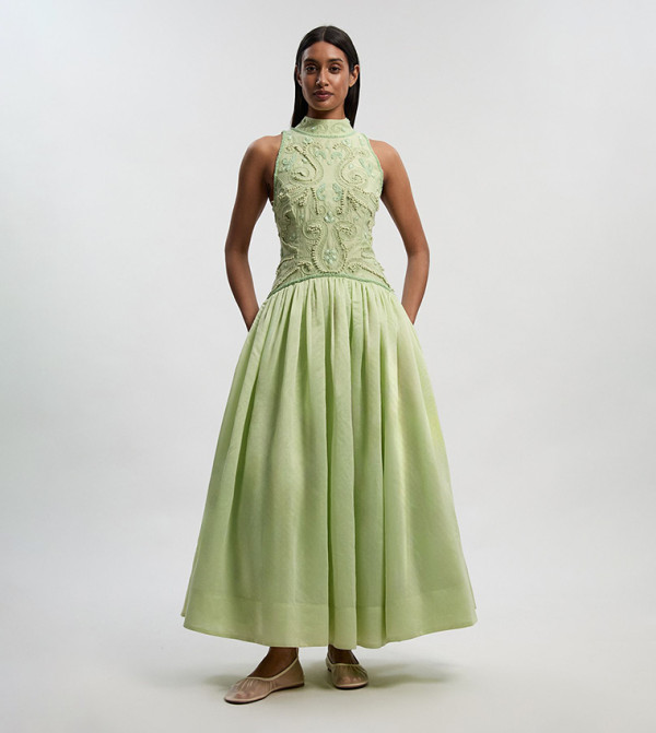 كارن ميلين كارن ميلين - أخضر فاتح Maxi Dresses