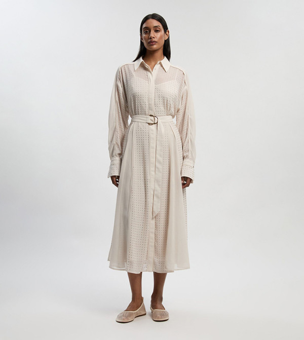 كارن ميلين  - بيج Shirt & T-Shirt Dresses