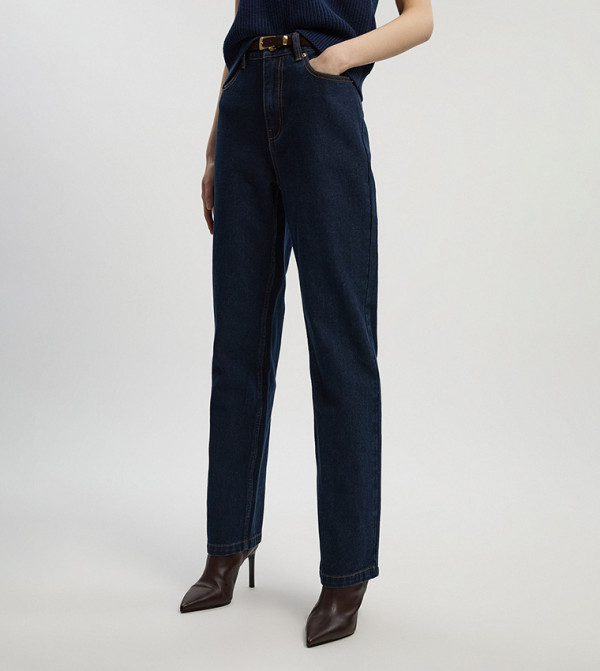 Karen Millen  Jeans - Navy Straight Jeans