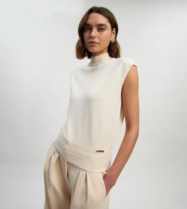 Karen Millen Karen Millen - White Sleeveless Tops
