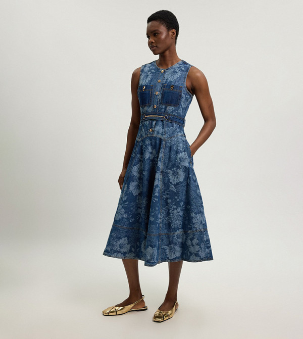 كارن ميلين كارن ميلين - أزرق Midi Dresses