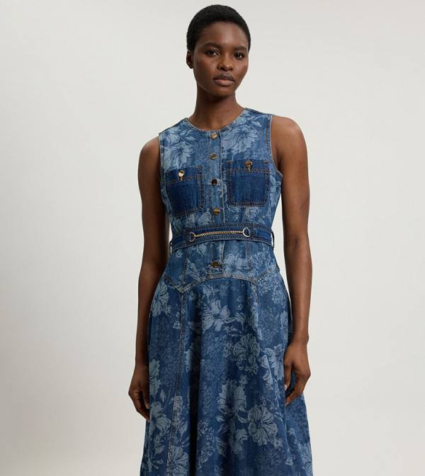 كارن ميلين كارن ميلين - أزرق Midi Dresses