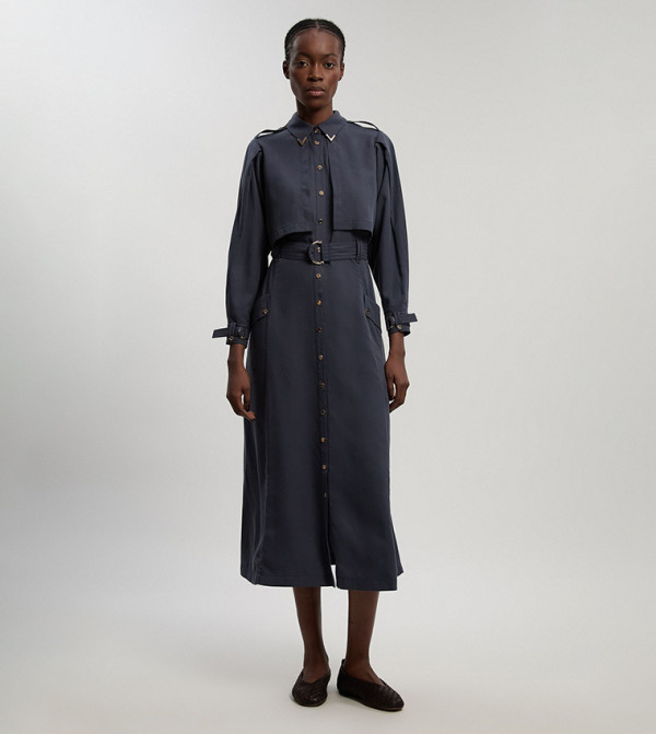 Karen Millen Karen Millen - Navy Shirt & T-Shirt Dresses