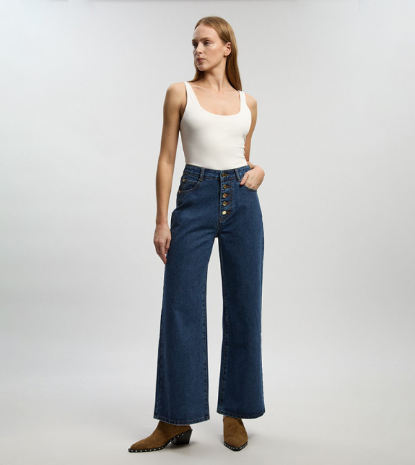 Karen Millen Karen Millen - Blue Straight Jeans