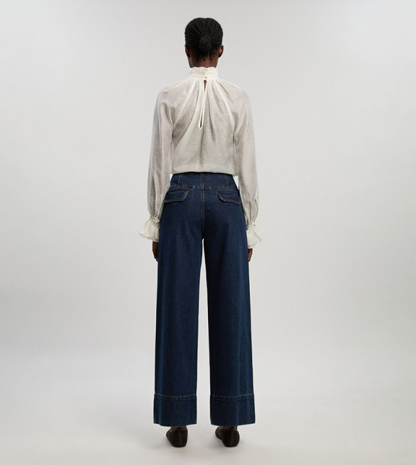 كارن ميلين  بناطيل جينز - كحلي Wide Leg Jeans