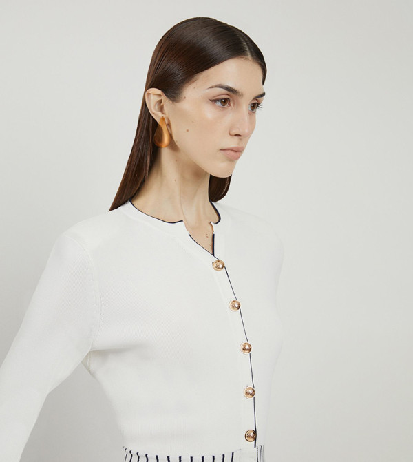 كارن ميلين  devil-wears-prada-miranda - أبيض Casual Tops