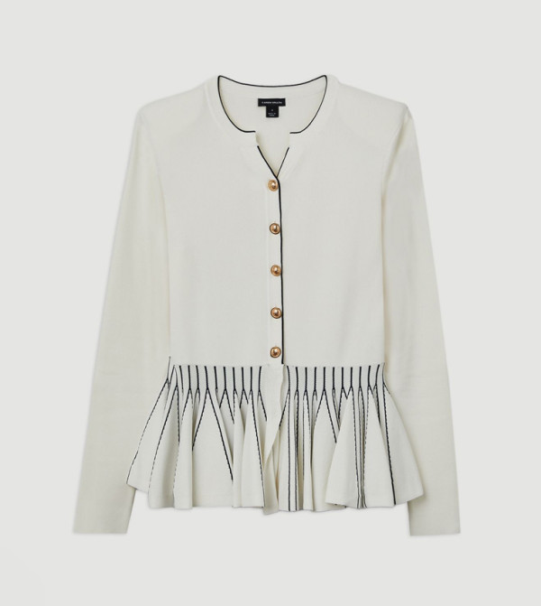 كارن ميلين  devil-wears-prada-miranda - أبيض Casual Tops