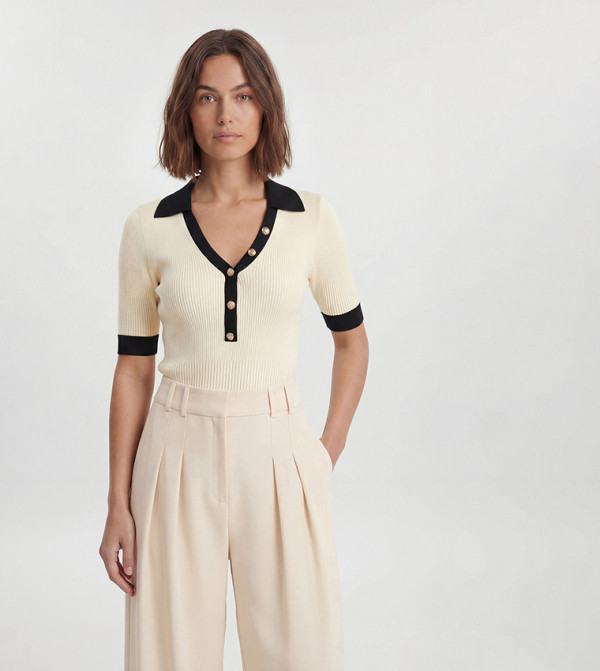 Karen Millen  devil-wears-prada-miranda - Off White Casual Tops