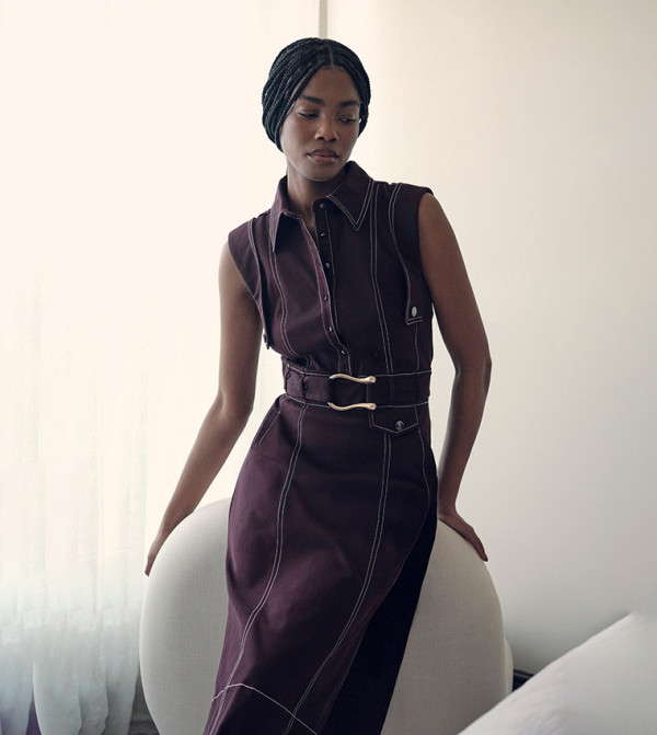 كارن ميلين  فساتين كاجوال - أحمر Midi Dresses