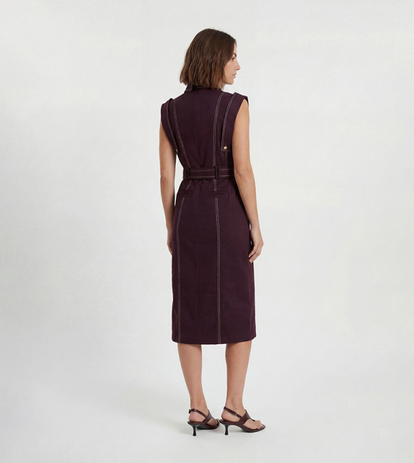 كارن ميلين  فساتين كاجوال - أحمر Midi Dresses