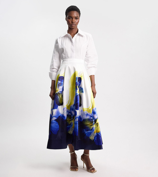 كارن ميلين  devil-wears-prada-miranda - متعدد Midi Skirts