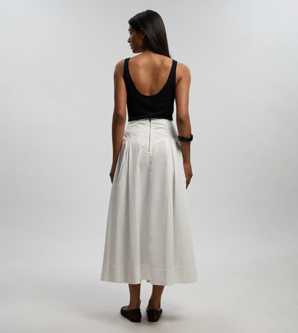 كارن ميلين  ملابس - أبيض Midi Skirts