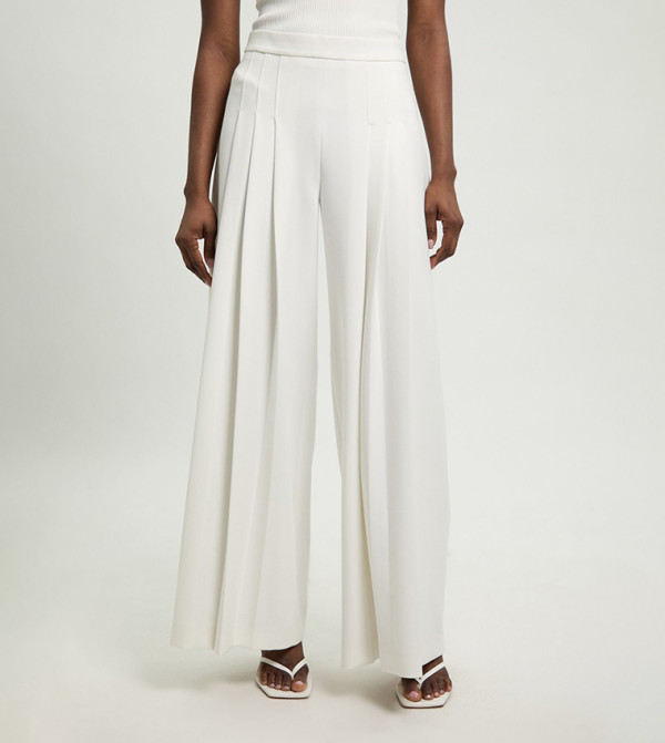 Karen Millen summer-tailoring - White Casual Pants