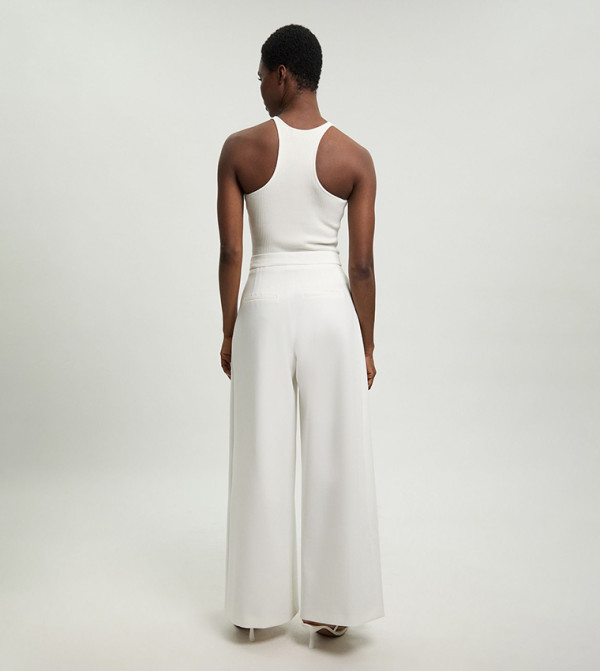 Karen Millen summer-tailoring - White Casual Pants