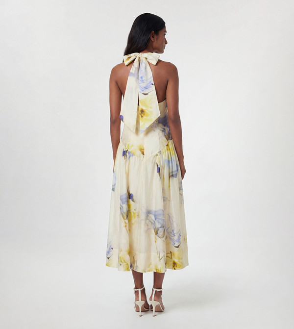 Karen Millen  resort-state-of-mind-w - Ivory Midi Dresses