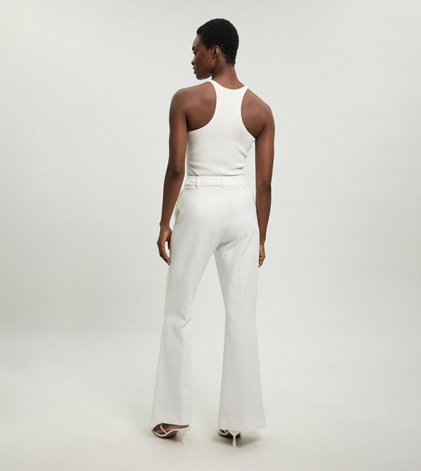 Karen Millen summer-tailoring - White Casual Pants