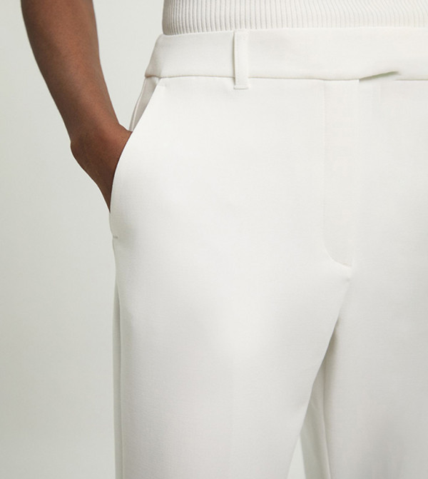 Karen Millen summer-tailoring - White Casual Pants