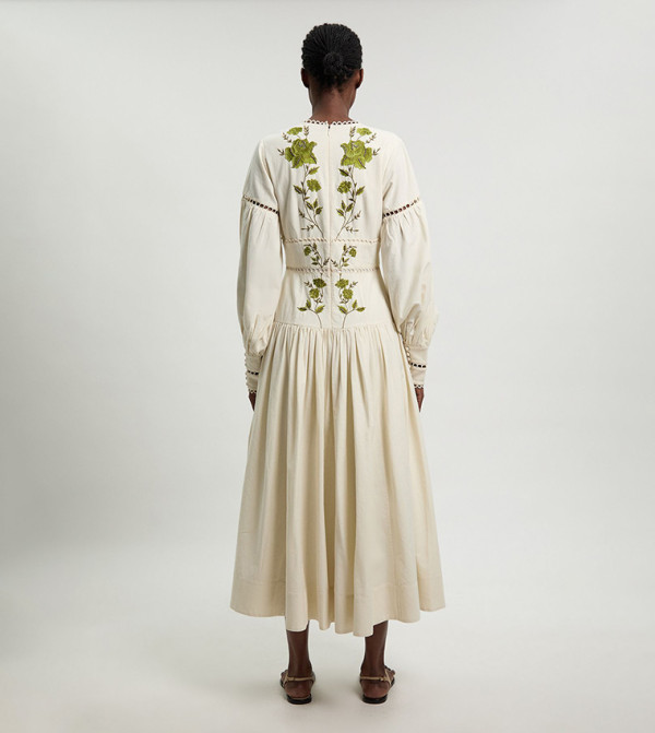 كارن ميلين كارن ميلين - عاجي  Midi Dresses