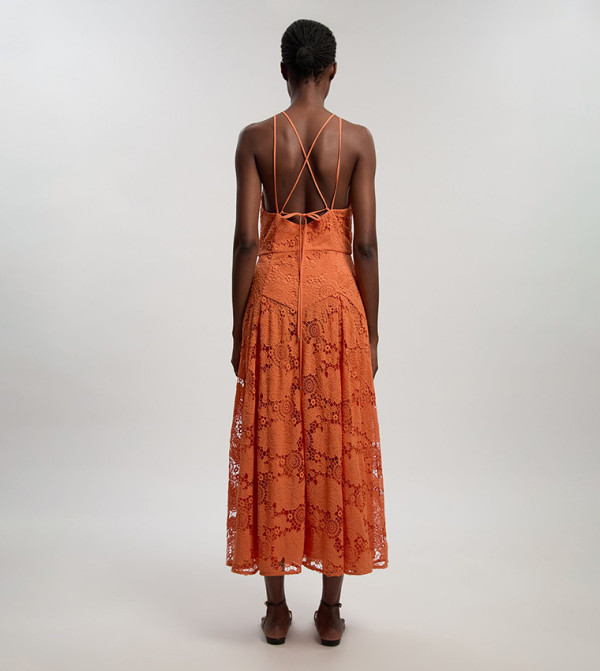 كارن ميلين  ملابس - برتقالي  Midi Dresses