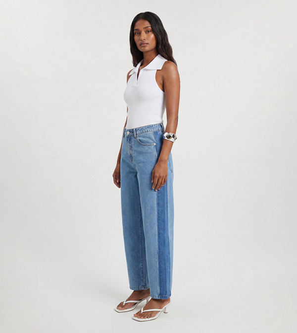 Karen Millen  Jeans - Blue Straight Jeans