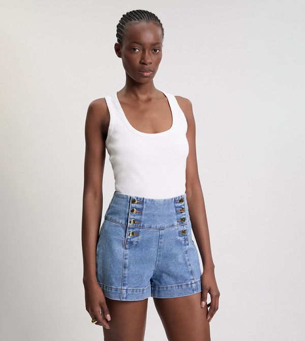 كارن ميلين كارن ميلين - أزرق Denim shorts