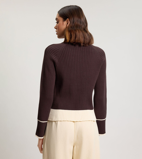 كارن ميلين كارن ميلين - بني  Round Neck Sweaters
