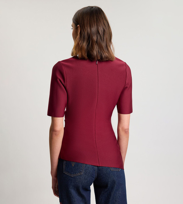 Karen Millen summer-tailoring - Burgundy Casual Tops