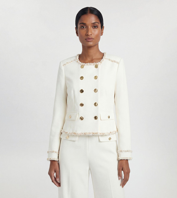 Karen Millen  Casual Jackets - White Casual Jackets