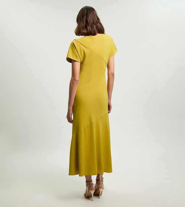 Karen Millen  resort-state-of-mind-w - Yellow Midi Dresses