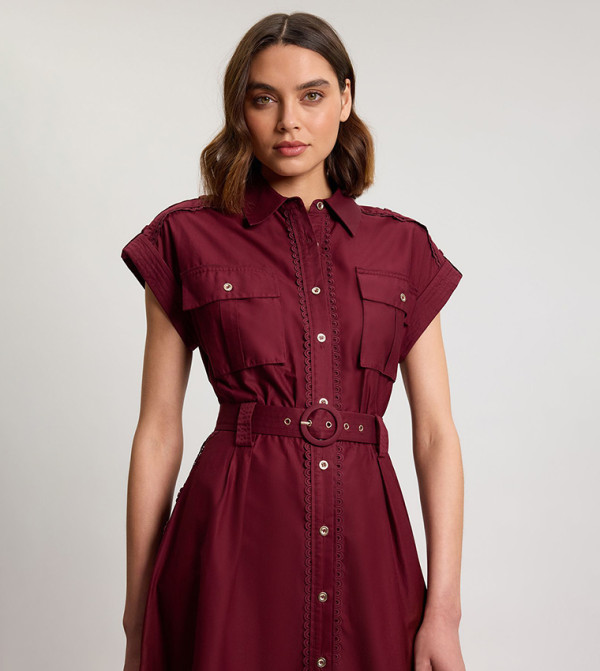 كارن ميلين كارن ميلين - بني  Shirt & T-Shirt Dresses