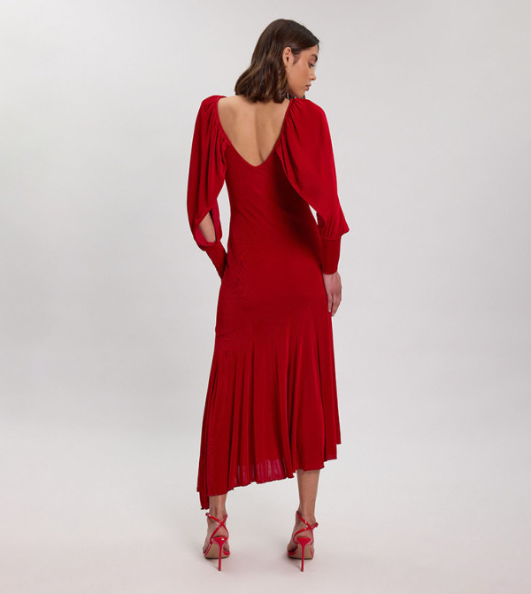 كارن ميلين  فساتين - أحمر Midi Dresses