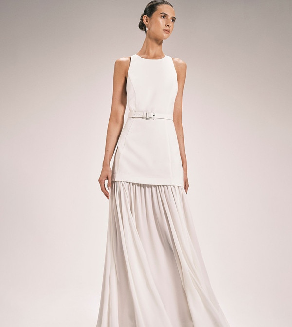 Karen Millen Maxi Dresses - White Maxi Dresses