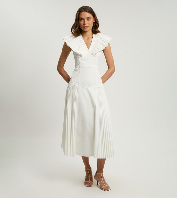 كارن ميلين كارن ميلين - أبيض Midi Dresses