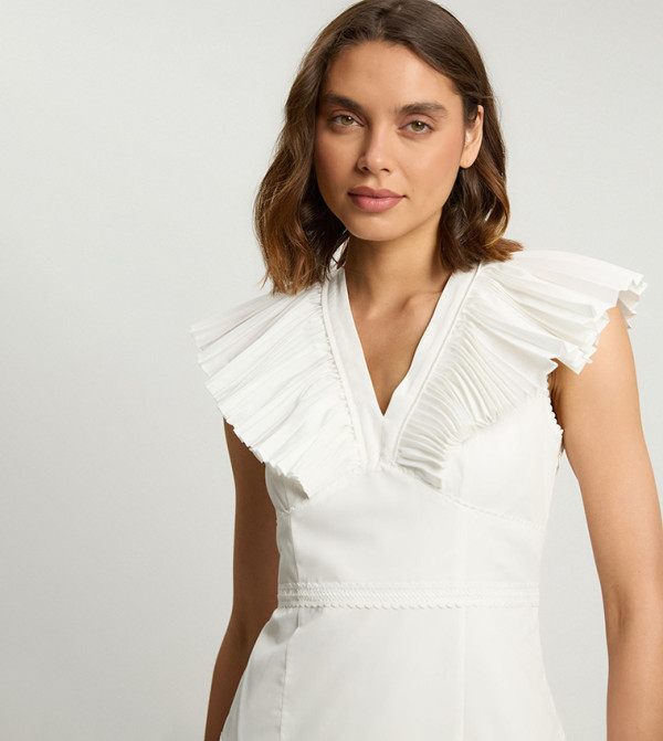 كارن ميلين كارن ميلين - أبيض Midi Dresses