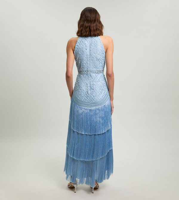 Karen Millen  Clothing - Light Blue Maxi Dresses