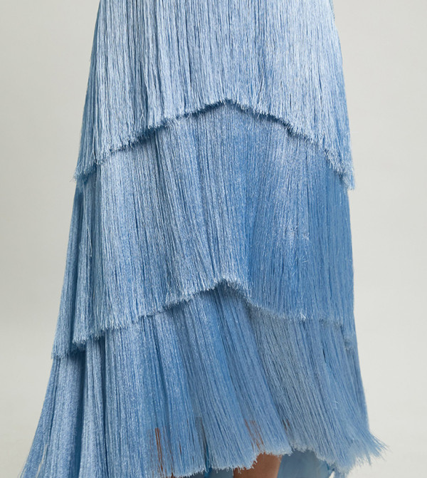 Karen Millen  Clothing - Light Blue Maxi Dresses