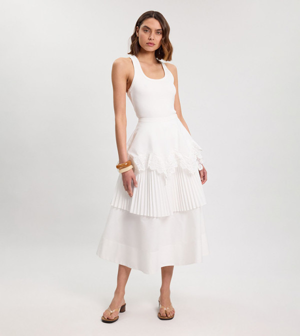 كارن ميلين كارن ميلين - أبيض Maxi Skirts