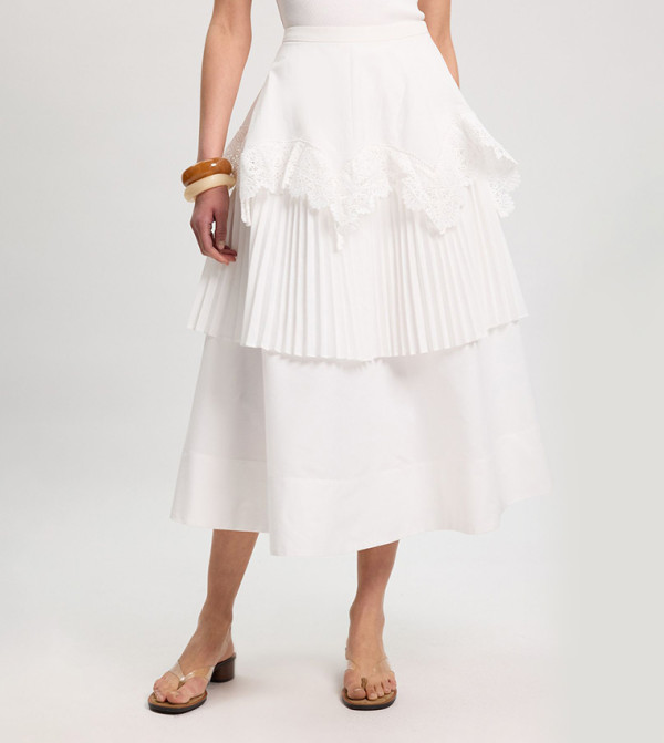 كارن ميلين كارن ميلين - أبيض Maxi Skirts