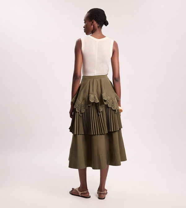 كارن ميلين كارن ميلين - كاكي Maxi Skirts