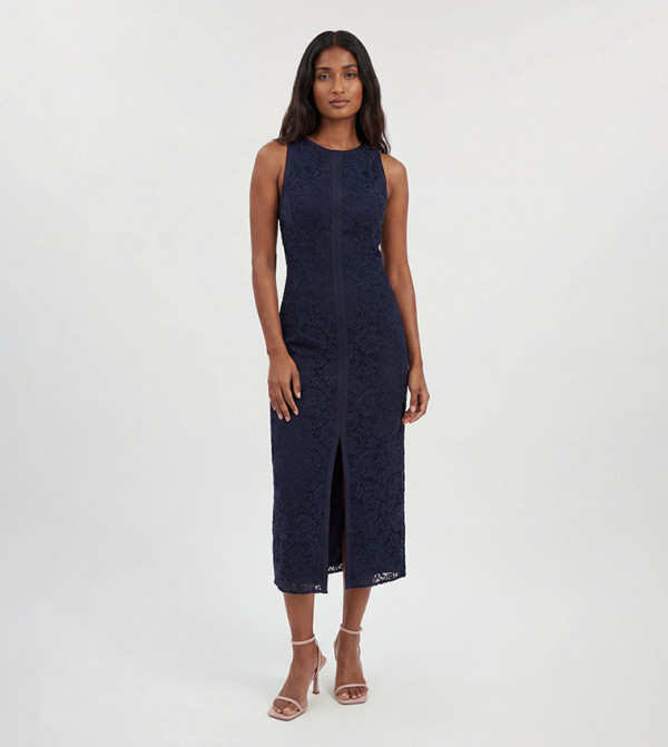 Karen Millen  Clothing - Navy Midi Dresses