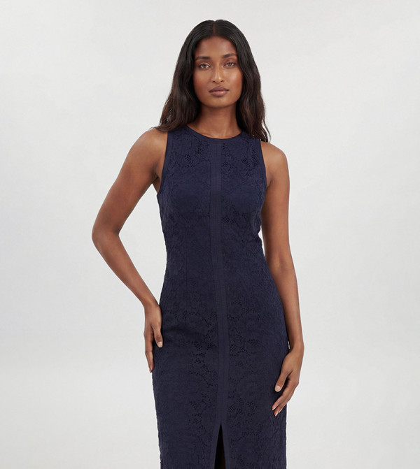Karen Millen  Clothing - Navy Midi Dresses