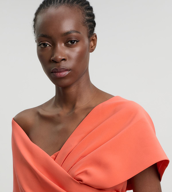 Karen Millen Clothing - Orange Midi Dresses