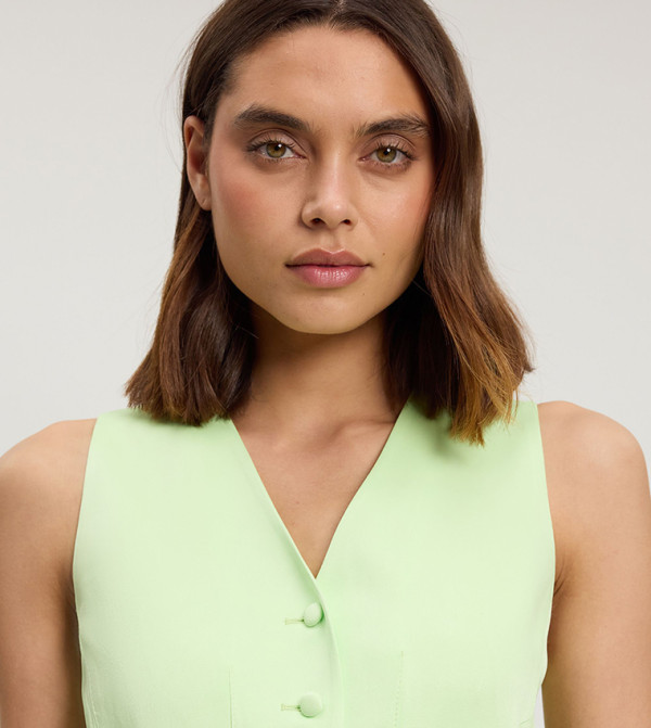 Karen Millen Waistcoats - Green Waistcoats