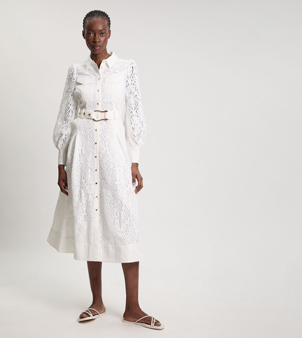 Karen Millen Clothing - White Shirt & T-Shirt Dresses
