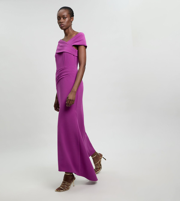 Karen Millen  maxi-summer-edits - Fuchsia Maxi Dresses