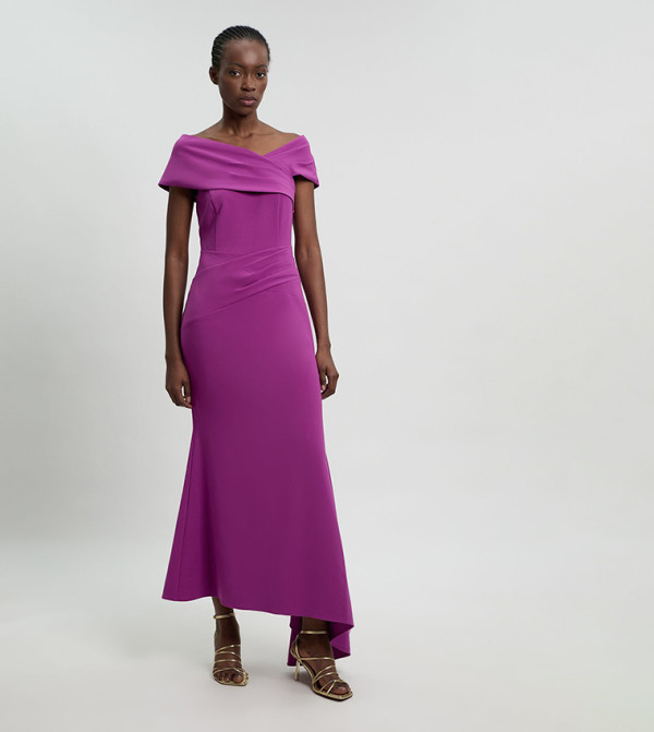 Karen Millen  maxi-summer-edits - Fuchsia Maxi Dresses
