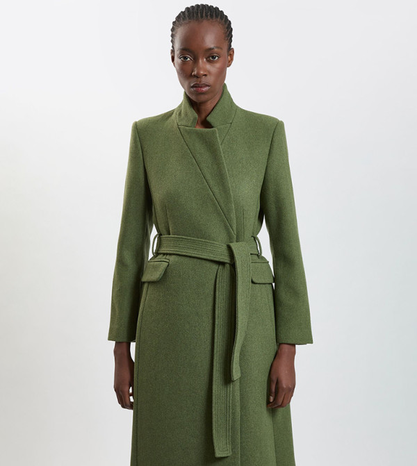 Karen Millen  Jackets & Coats - Green Overcoats