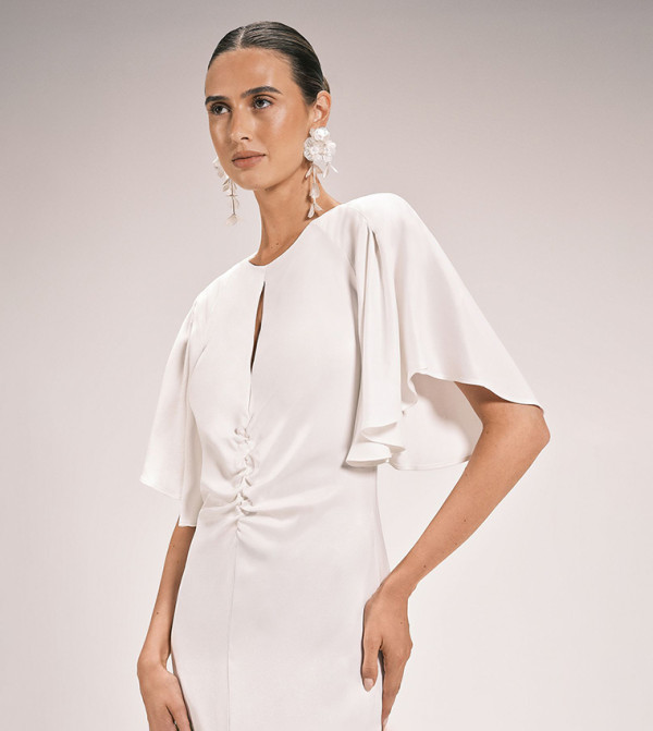 Karen Millen Maxi Dresses - White Maxi Dresses